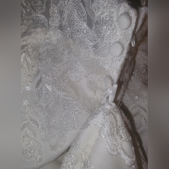 Stella York - Wedding Dress Sz 12 - Picture 7 of 12